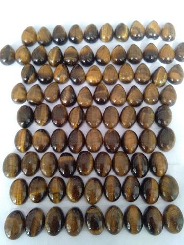 Tiger Eye Stone - Customizable Red & Yellow Tiger Eye Cabochons & Beads | Fine Polish, Various Shapes & Sizes Available