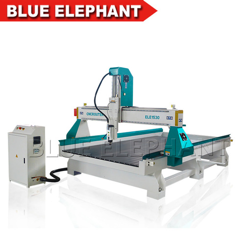 CNC Router - 1500*3000*500mm | Heavy Duty Steel Gantry with 3 kW HSD Spindle, High Precision HIWIN Rails, Vacuum T-Slot Table, DSP A11 Control System
