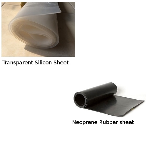 Transparent Silicon Sheet & Neoprene Rubber Sheet
