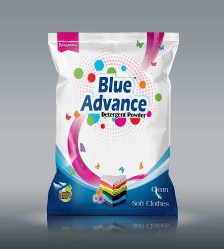 Blue Advance Washing Powder - Active Enzyme Formula, 1 Kilogram Size, White Color | Stain Removal, Skin-Friendly, Effective Cleaning for Clothes