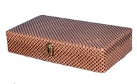 Hard Craft Watch Box Case PU Leather Brownish Mat for 12 Watch Slots
