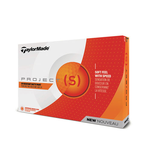 White Project (S) Matte Orange Golf Balls