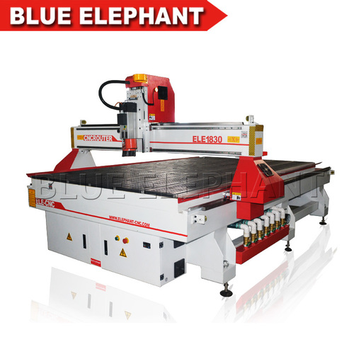 CNC Wood Router - 1800x3000mm, 24000rpm Italy HSD Air Cooling Spindle, Japan Yaskawa Servo System, Taiwan Delta Inverter, High Precision & Speed, Vacuum Cleaning System