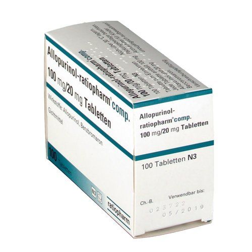 Allopurinol Tablets - 100mg Strength, Effective Gout Management & Uric Acid Reduction