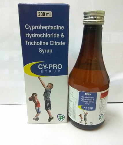 Cyproheptadine Hydrochloride & Tricholine Citrate 200 ml ... Cyproheptadine Hydrochloride & Tricholine Citrate 200 ml ...