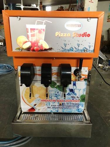 Semi-Automatic 4 Flavor Soda Machine