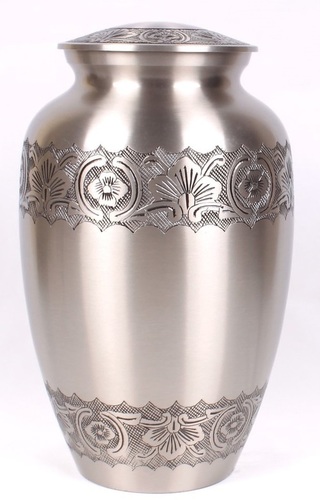 Engraved Pewter Cremation Urn NEW