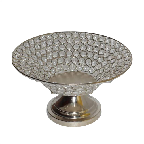 Crystal Beaded Fruit Bowl