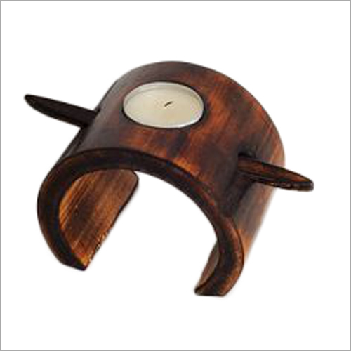 Decorative Wooden Candle Holder