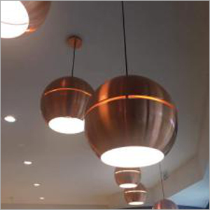 Brass Designer Round Hanging Light