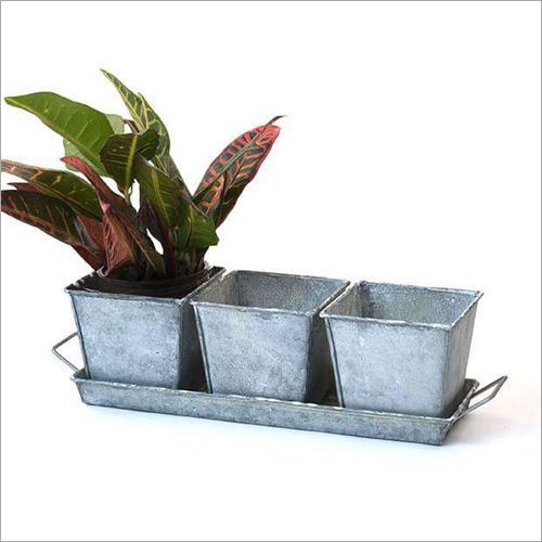 Aluminum Planter Set