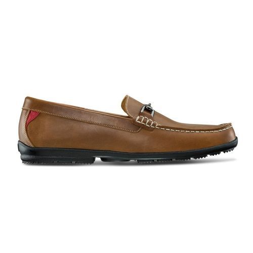 Brown Club Casuals Buckle Loafer