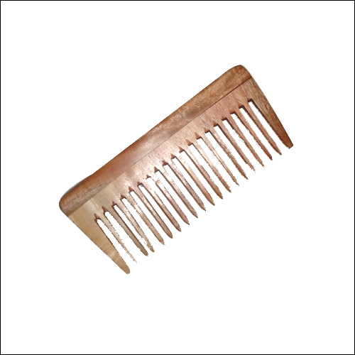 Wide Tooth Pocket Comb - Wood, 15cm, 15 Wide Teeth | Durable, Portable, Stylish, Smooth Finish