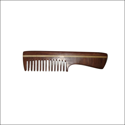 Wooden Wide Tooth Comb - Durable Wood, Various Sizes, Brown | Wide Teeth, Moisture Resistant, Ergonomic Handle