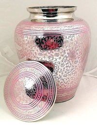 Brass Pink Flying Birds Urn Promotional Offer