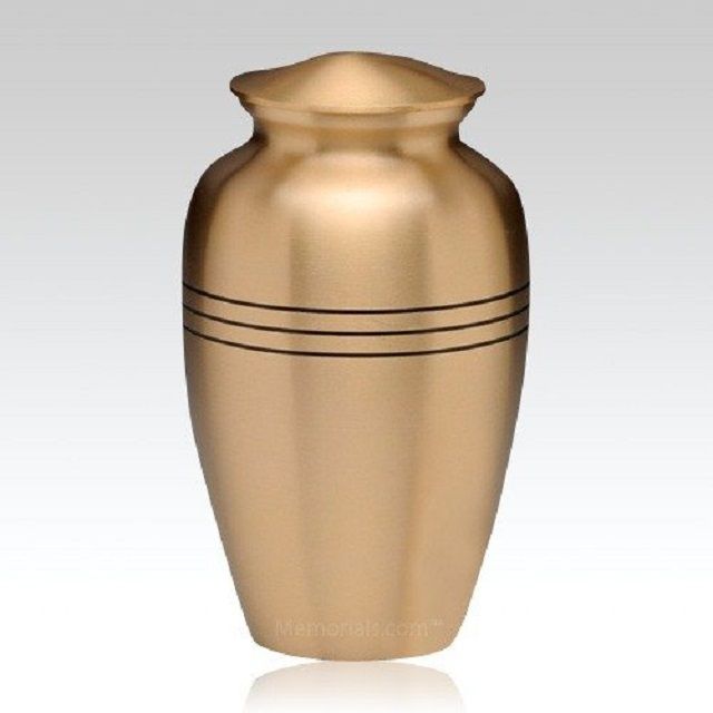 White & Golden Rose Cremation Urn Hand Made