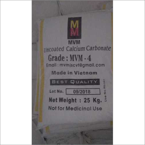 Uncoated Vietnam Calcium Carbonate