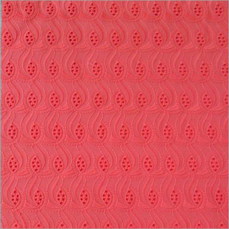 Cotton Allover Embroidery With Hole Design