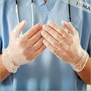 White Surgical Gloves Tear Open Pouch