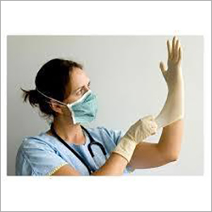 Surgical Gloves Peel Open Pouch - Latex, Various Sizes, White | Disposable, Beaded Cuff, 500% Elasticity, Polymer Coated for Easy Donning