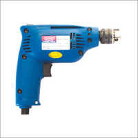 Blue And Silver Portable Electric Drill