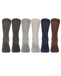 President Engrave Design Elegant Calf Cotton Socks