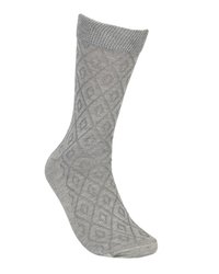 Omega Embosse Design Sparkling Calf Socks
