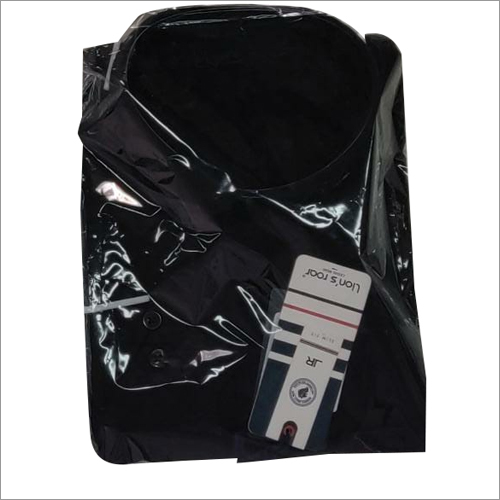 Mens Black Casual Shirt Collar Style: Standard