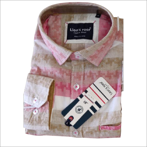 Mens Cotton Casual Shirt Collar Style: Standard