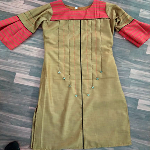 Linen Kurti Decoration Material: Beads