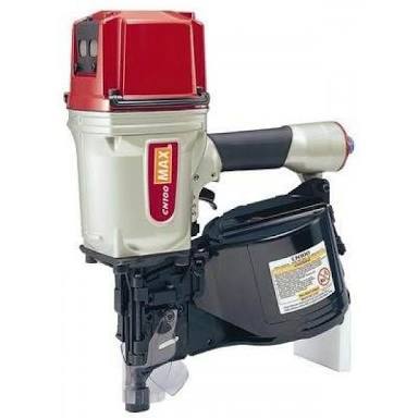 Silver And Black Colored Coil Nailer Cn 100 - Air Consumption: 100-120 Psi