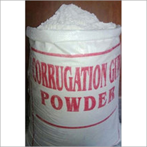 White Corrugation Gum Powder - Starch Based, Pure White, Fine Powder | High Strength, Eco-Friendly, Puncture Resistant, Packaging Use
