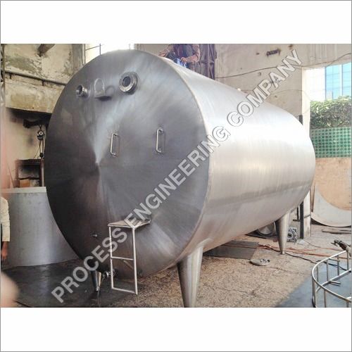 Horizontal Milk Storage Tank