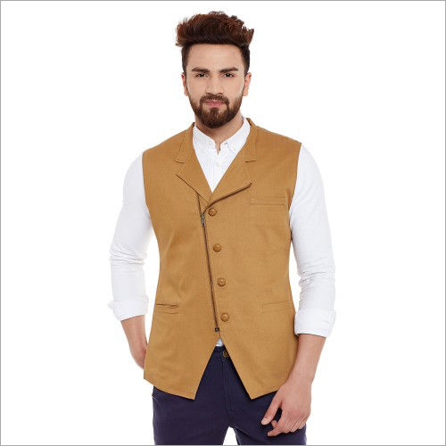 Hypernation solid men's clearance waistcoat