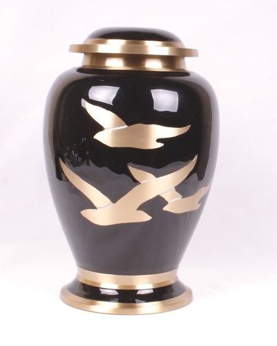 Black Going Home Urn