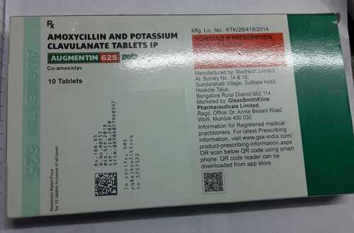 Amoxycillin Potassium Clavulanate Tab General Medicines