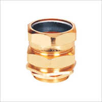 Brass CW Cable Gland - IP 54 Rated, Electro Tinned Finish | Durable for Single Wire Connections with Plastic/Rubber Sheath, Ideal for Dry Indoor Conditions
