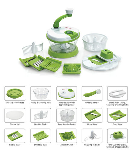 Plastic Manual Food Processor