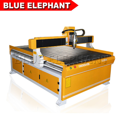 Vacuum Cleaning System Blue Elephant 1218 Cnc Router 3D Carving Cnc Router Machine 1218 With 3Kw Water Cooling Spindle