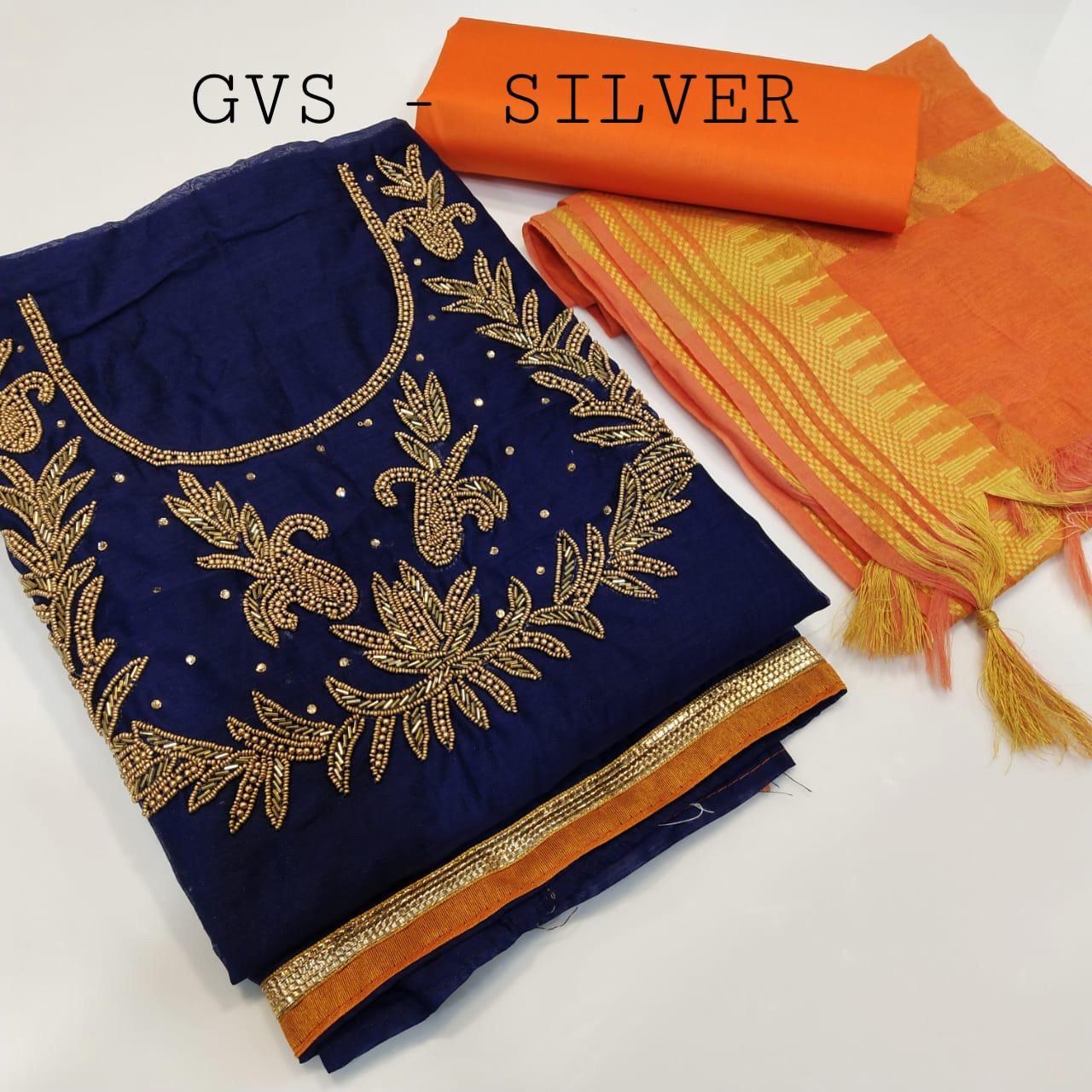 Fancy Hand Worked Dress Material