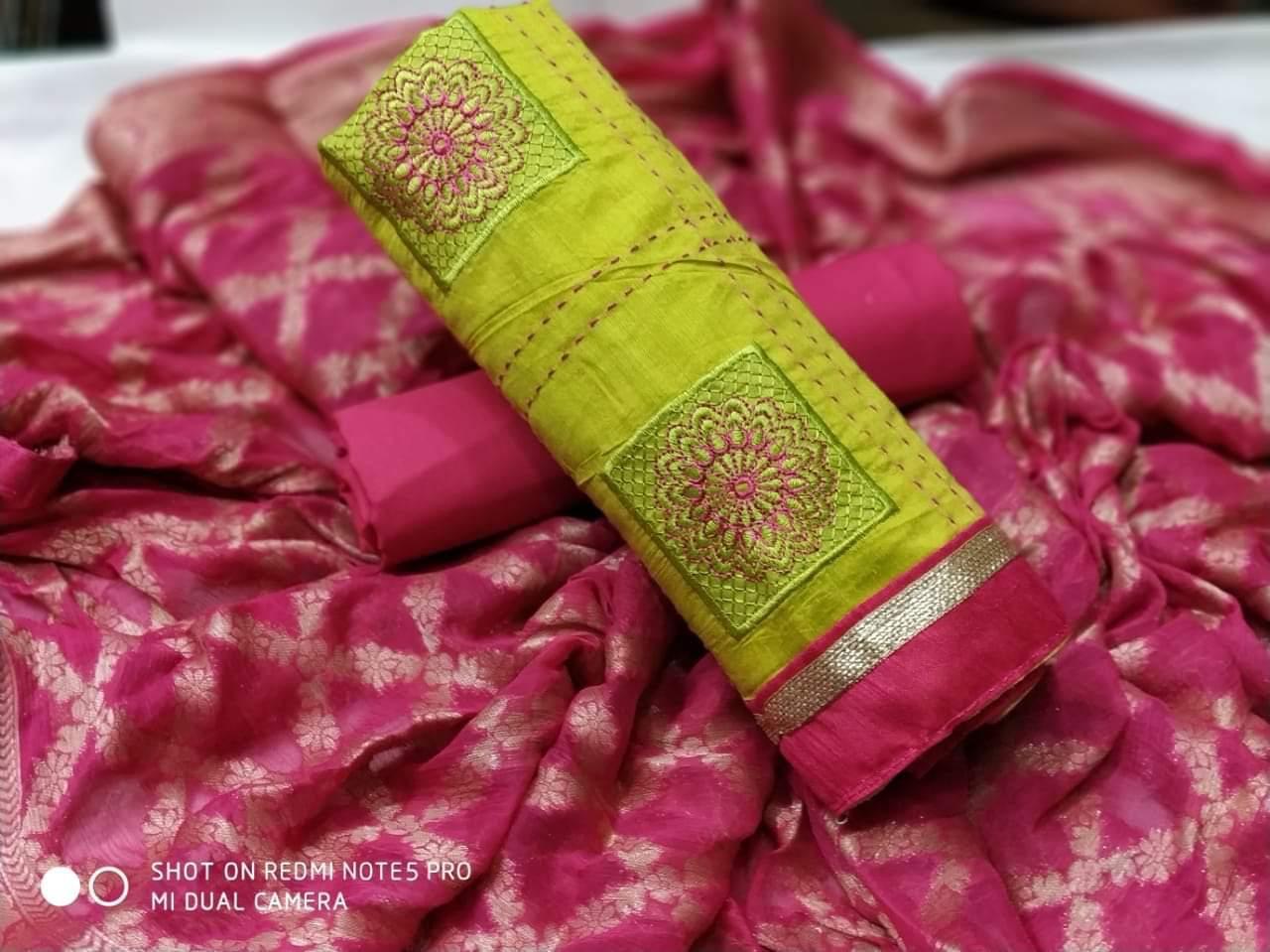 Embroidery Worked Dress Materials