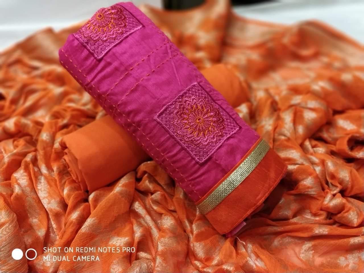 Embroidery Worked Dress Materials