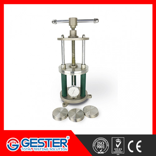 Compression Rebound Tester - Stainless Plate, 35x35x65cm Dimensions, 35kg Weight | 0.01-50mm Capacity, 3-27 Specimens, SATRA TM64, ASTM D395 Certified