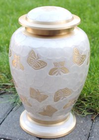 Pearl Butterfly Cremation Urn POPULAR DESIGN