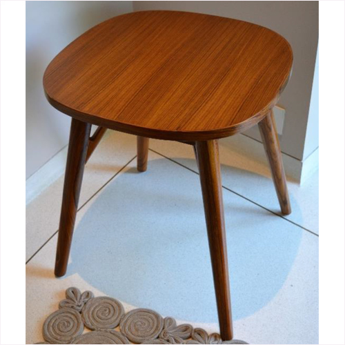 Wood Supper Egg Side Table