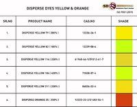 Disperse Dyes  black/yellow / violet