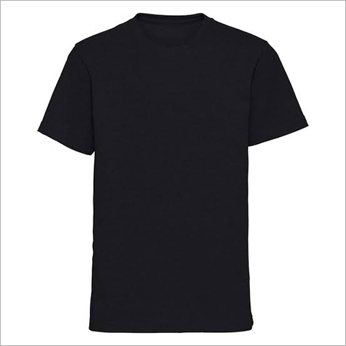 Black Round Neck T-Shirt