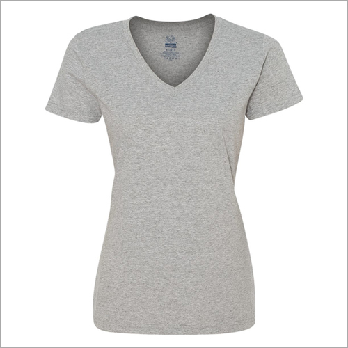 Ladies V Neck T Shirt