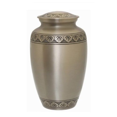 Grey Pewter Cremation Urn