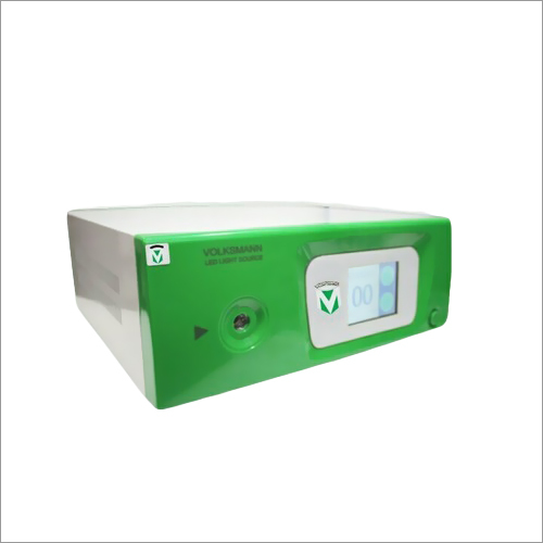 Laparoscopy LED Light Source - 100-150W Green & Black | Lightweight 5kg Dimensions 30x20x15cm IEC 60601-1 Compliant